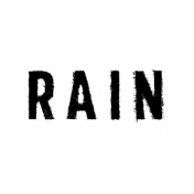 Softly Falling Label Rain