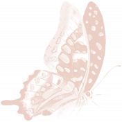 Softly Falling Butterfly Stamp