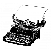 Tangible Hope Sticker Typewriter 2