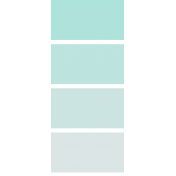 Heart Eyes Print Paint Chip Teal