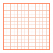 Heart Eyes Print Tag Grid Orange