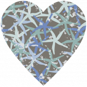 Coastal Print- Heart 04