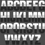 Scraps #2 Printable Alpha Letters