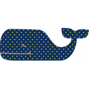 Oceaside Print- Whale- Sticker 03