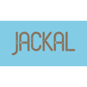 Kenya WordArt jackal
