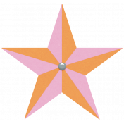 Kenya Elements vellum star pink orange
