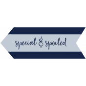 Family Day Word Art- Label- Special & Spoiled 1