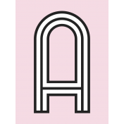 Here Now Alpha Card Pink A