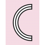 Here Now Alpha Card Pink C