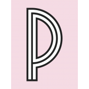 Here Now Alpha Card Pink P