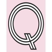 Here Now Alpha Card Pink Q