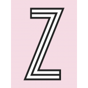 Here Now Alpha Card Pink Z