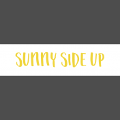 Food Day- Breakfast- Sunny Side Up Wordstrip
