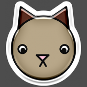 BYB Animals- Cat Sticker 3