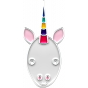 BYB Animals- Enamel Unicorn