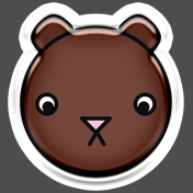 BYB Animals- Bear Sticker