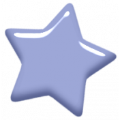 Digital Day Elements- Light Blue Enamel Star