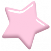 Digital Day Elements- Light Pink Enamel Star