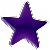 Halloween Enamel Pin- Purple Star