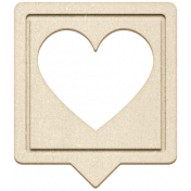 Grab Bag #13 Templates- Heart Bubble 2 Chipboard