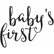 Baby's First Stamps- Baby's First 12