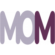 New Day Baby Word Art- Mom