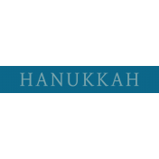 Home For The Holidays Elements- Label Hanukkah