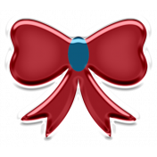 Home For The Holidays Elements- Sticker Bow