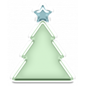 Baby's First Christmas Elements- Sticker Tree