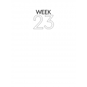 Weekly Pocket Card 3x4 Week 23