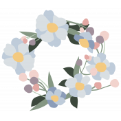 Fresh Elements Kit- Print Sticker Floral Wreath