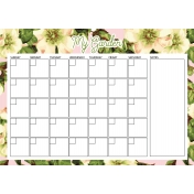 Flower Power Calendars- My Garden A4 