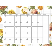 Seriously Floral 2 Calendars- May Floral Calendar 8x11