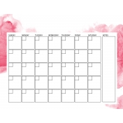 The Good Life: June Calendar 2- 8.5x11 Blank