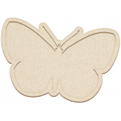 The Good Life July Elements- Chipboard Butterfly 1 Blank