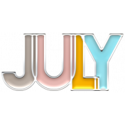 The Good Life July Elements- Enamel July
