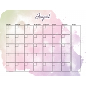 The Good Life: August- Calendar 3 8.5x11