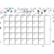 The Good Life: August- Calendar 2 5x7