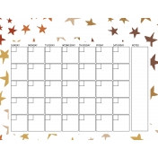 I Dig It Calendars- Calendar 8.5x11 Blank