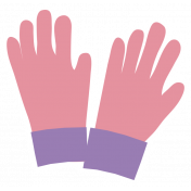 Flower Power Elements Kit- Sticker Gloves Pink