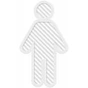 Family Traditions Elements- Rubber Person 2 White