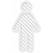 Family Traditions Elements- Rubber Child 1 White