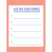 The Good Life- November Cards Kit- Card 01 3x4