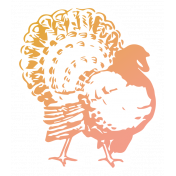 The Good Life- November Elements- Sticker Turkey