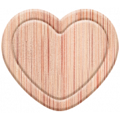 The Good Life- November Elements- Wood Heart 2