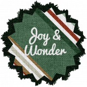 The Good Life- December Elements- Burlap Joy And Wonder