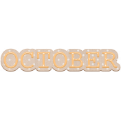 The Good Life- October Elements- October