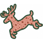 The Good Life- December Elements- Sticker Reindeer 1