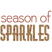 The Good Life- December Elements- Word Art Season Of Sparkles