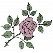 SciFi Elements- Sticker Rose 1